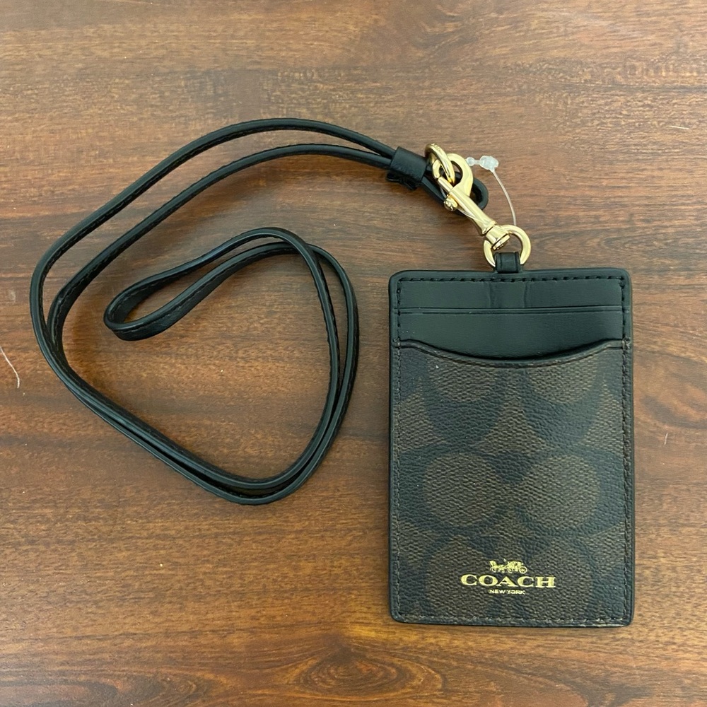 Coach Lanyard ID Holder